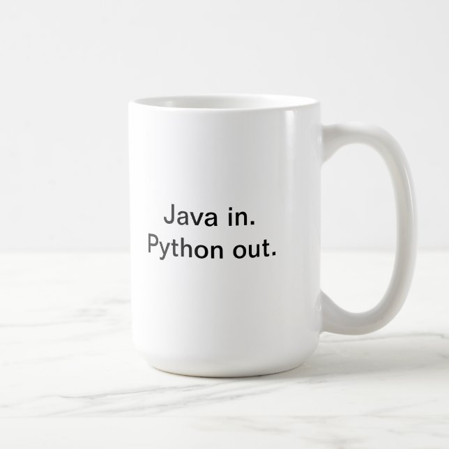Pythonschlangeprogrammierer coffe Tasse (Rechts)