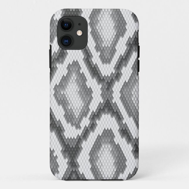 Pythonschlangeschlangenhautmuster Case-Mate iPhone Hülle (Rückseite)
