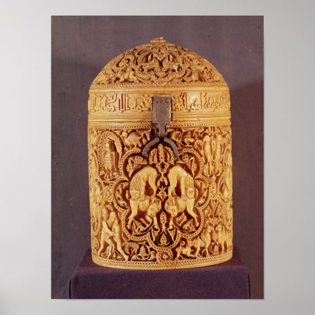 Pyx mit Relief, das die Freuden darstellt Poster (Vorne)