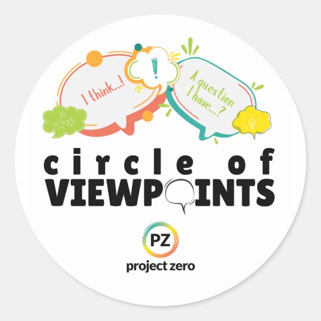PZ Circle of Viewpoints Aufkleber (Vorderseite)