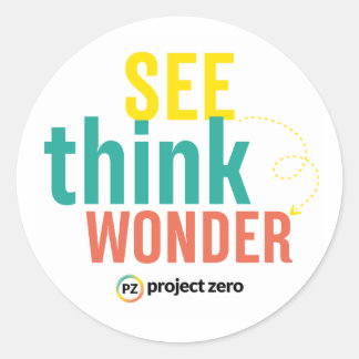 PZ See, Think, Wonder Aufkleber