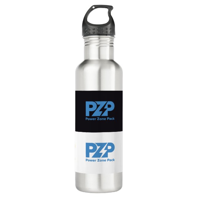 PZP Wasser-Flasche Edelstahlflasche (Vorderseite)
