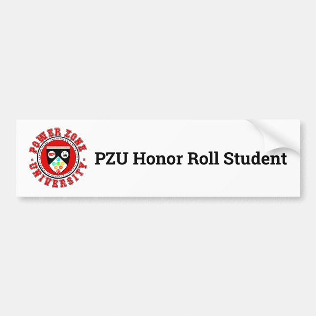 PZU Honor Roll Sticker Autoaufkleber (Vorne)