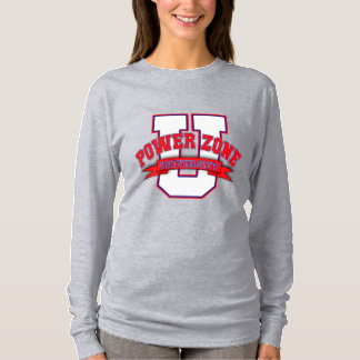 PZU - Langes Hülsen-Grau T-Shirt