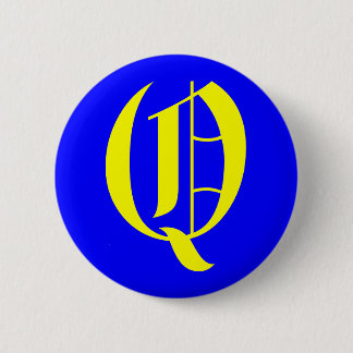Q - ALTES ENGLISCH BUTTON