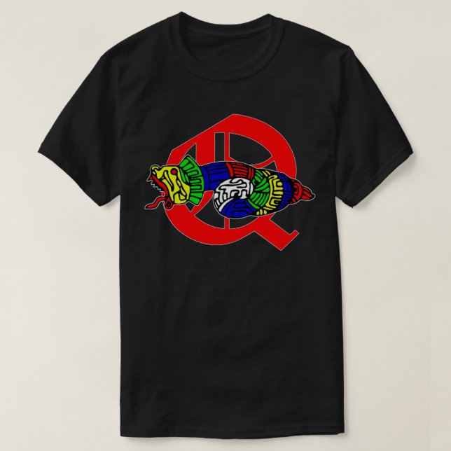 Q Artisans Shriner Vaterorden von Quetzalcoatl T-Shirt (Design vorne)