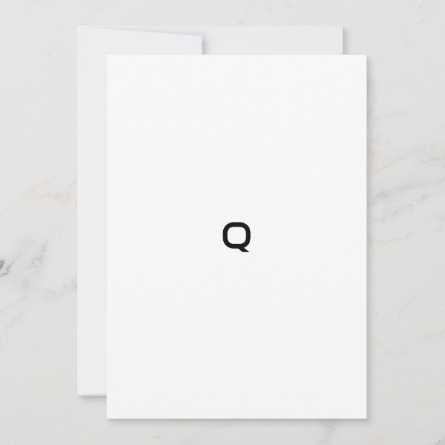 Q EINLADUNG (Vorderseite)