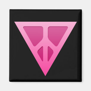 Q-Friedensdreieck-Quadrat-Magnet Magnet