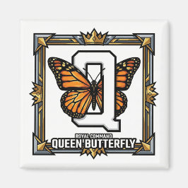 Q is for Queen Butterfly – GTA Style ABC Learning Magnet