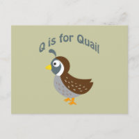Q ist für Quail