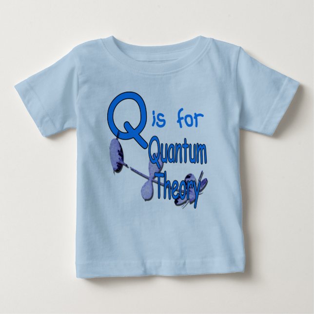 Q ist für Quantums-Theorie Baby T-shirt (Vorderseite)
