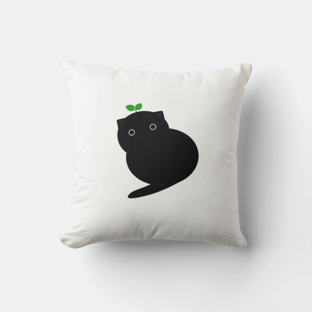 Q Katze Kissen (Vorderseite)