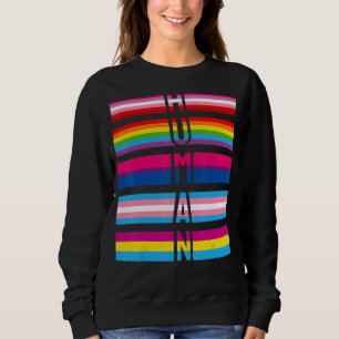 Q Pride Flag Gay Bi Intersexual Trans P Sweatshirt