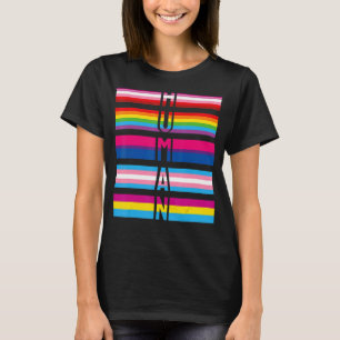 Q Pride Flag Gay Bi Intersexual Trans P T-Shirt