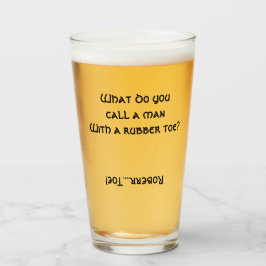 Q&Q MANN MIT EINEM RUBBER TOP? Glasbierpint Glas