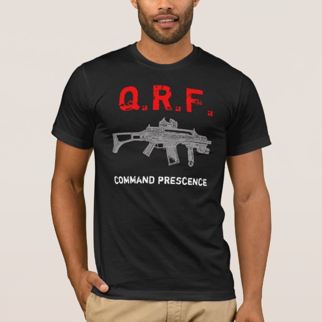 Q.R.F., Befehl prescence T-Shirt (Vorderseite)