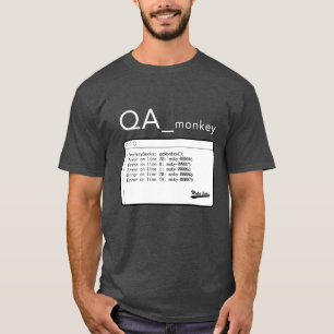 QA Affe-weiß T-Shirt
