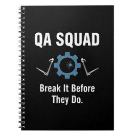 QA Squad – Break It Before They Do Notizblock