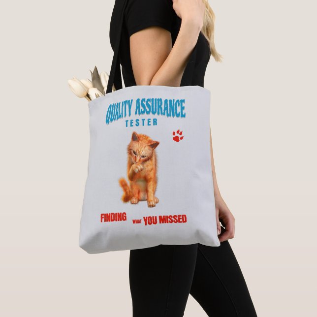 QA Tester Katzen Humor (Von Nahem)