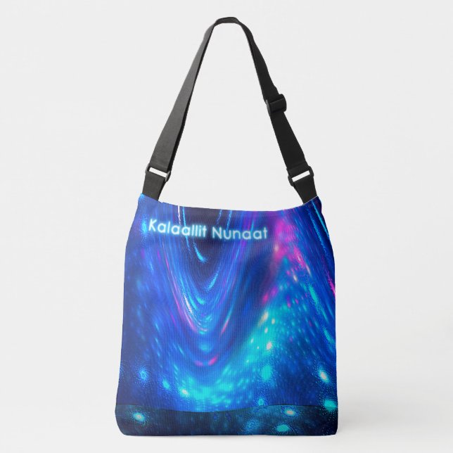 Qaanaq - Grönland Tragetaschen Mit Langen Trägern (Vorderseite)