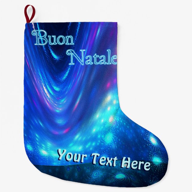 Qaanaq - Nordlichter Großer Weihnachtsstrumpf (Vorderseite)