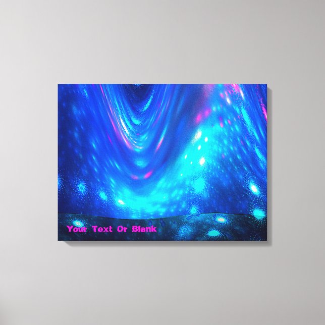 Qaanaq - Nordlichter Leinwanddruck (Vorderseite)