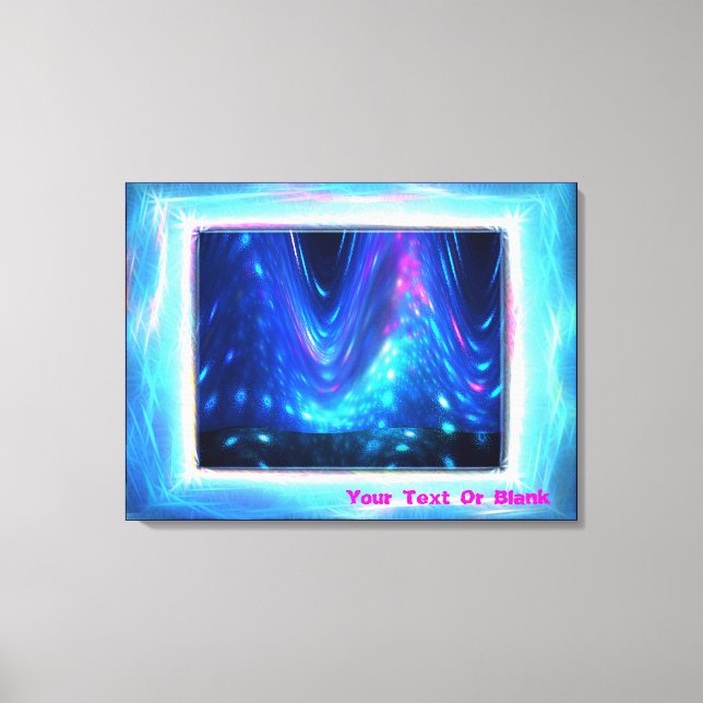 Qaanaq - Nordlichter Leinwanddruck (Vorderseite)