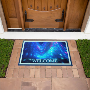 Qaanaq - Nordlichter - Willkommen Fußmatte