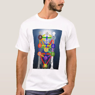Qabalistischer Baum Diagramm des Lebens Kabbalah T-Shirt
