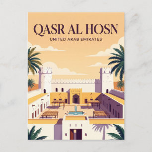 Qasr Al Hosn Vereinigte Arabische Emirate Postkarte