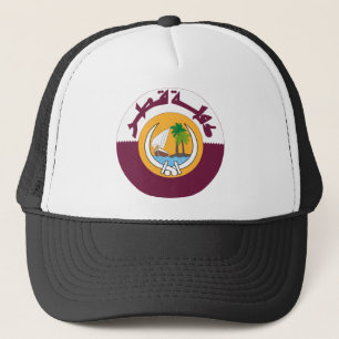 qatar coat of arms truckerkappe
