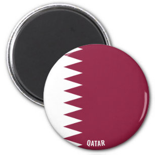 Qatar Flag Charming Patriotic Magnet