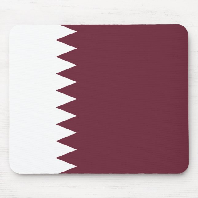 Qatar Flag Mousepad (Vorne)