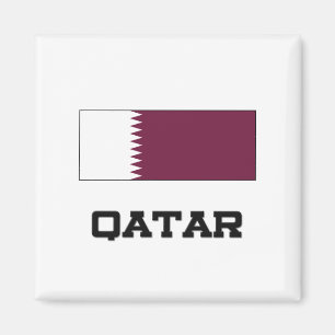 Qatar-Flagge Magnet