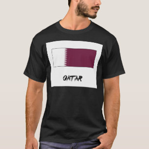 Qatar-Flagge T-Shirt