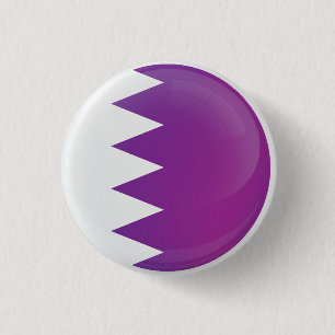 Qatar Round Icon Flag Button