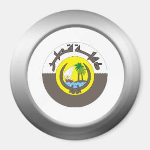 Qatar-Wappen Magnet