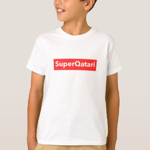 Qatari Super Red Logo ق ط ر T-Shirt