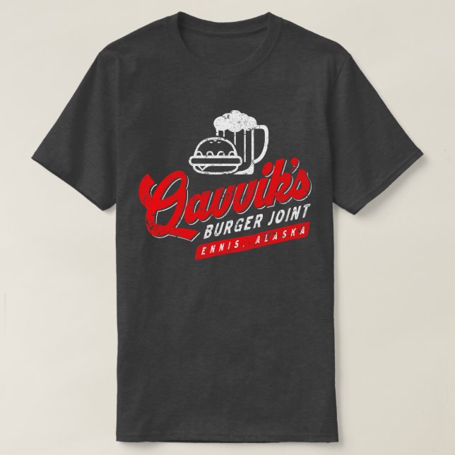 Qavviks Burger Joint TShirt (Design vorne)