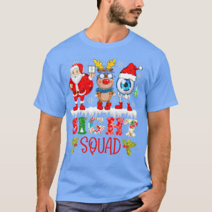 QbBX Santa Sehteam Weihnachten Optiker Xmas T-Shirt