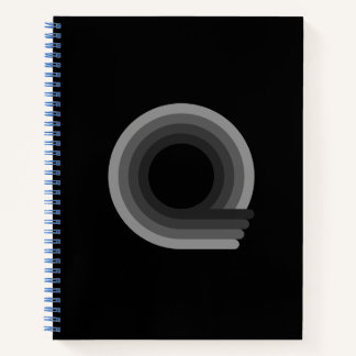QBD Logo Hardcover Grafik Notebook Notizbuch