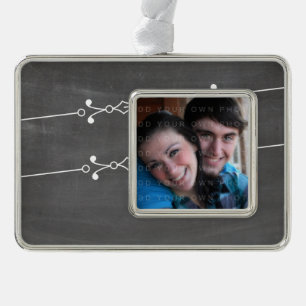 QC-Vorlage für gerahmte Ornamente Rahmen-Ornament Silber