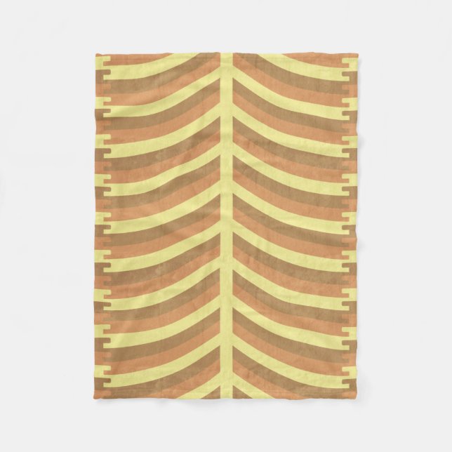 Qet Ribcage Blanket Fleecedecke (Vorderseite)