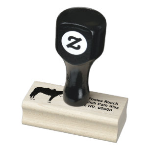 QH Adressen-Briefmarke Gummistempel