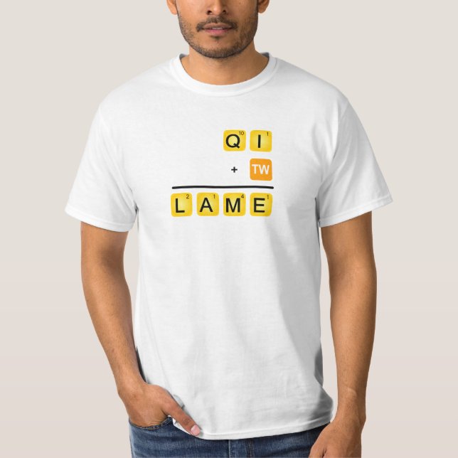 QI ist LAHM! T-Shirt (Vorderseite)