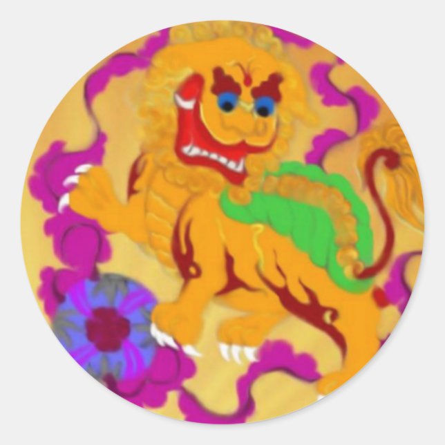 Qi Lin Sticker (Vorderseite)