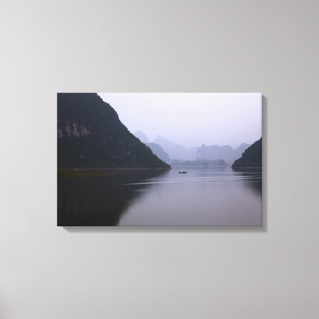 Qiao Miao Lake 23x15 inch Leinwanddruck (Vorderseite)