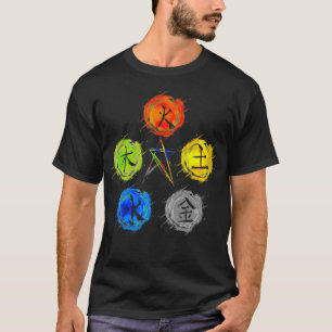 Qigong Five Elements Balance Tai Chi T-Shirt