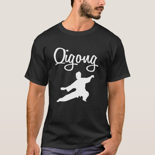 Qigong-Pose T-Shirt (Vorderseite)