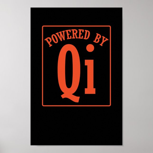 Qigong Powered by Qi oder Chi Poster (Vorne)